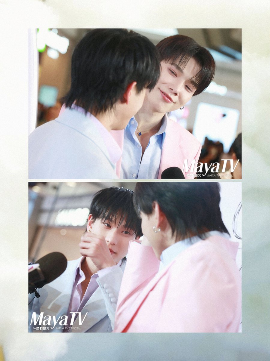 mayaonline2002's tweet photo. Snapshot #MAYATVOFFICIAL | อันนี้ต้องให้เค้าเลย! "ต้าห์อู๋" #DAOU ยอมรับติดกลิ่น "ออฟโรด" #OFFROAD เพราะตัวหอมจนติดใจ เลยติดเธอไม่ไหว~ 🩷🚗🦖✨️

Interview📽🔗https://t.co/iFSzRysuaU

DAOUOFFROAD THE CIRCLE OF LOOKING YOUNG

#DAOUOFFROADxAllerganAesthetics
#DAOUOFFROAD #ต้าห์อู๋ออฟโรด 
#ต้าห์อู๋ #ออฟโรด #AllerganAesthetics