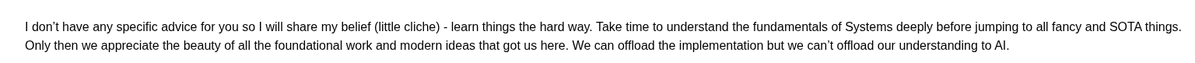 jino_rohit's tweet photo. advice from a senior nvidia engineer https://t.co/b7iaKD9cRL