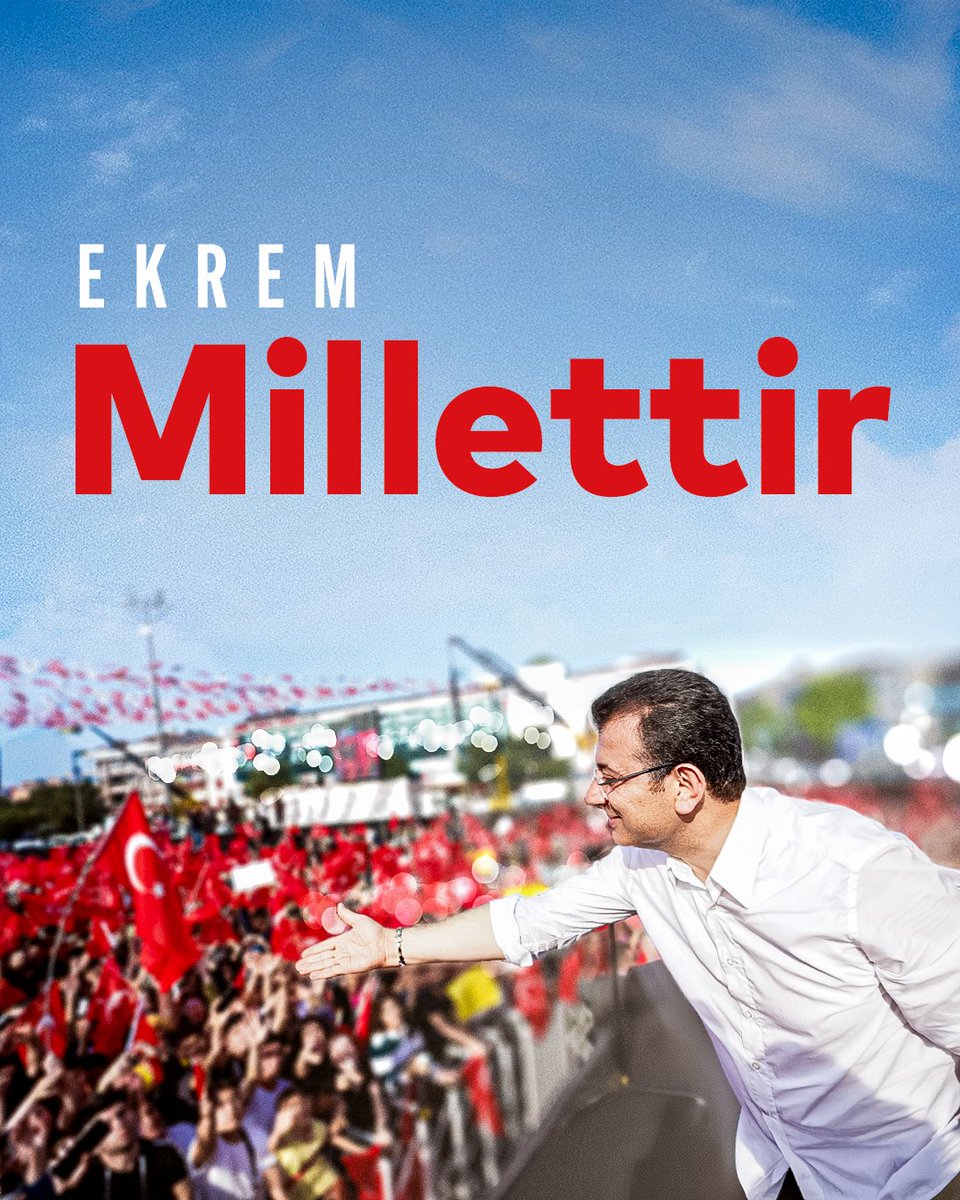imamoglunaoyver's tweet photo. Ekrem bir kişi değil, 86 milyonun ta kendisidir. https://t.co/GEtmhMOlo4