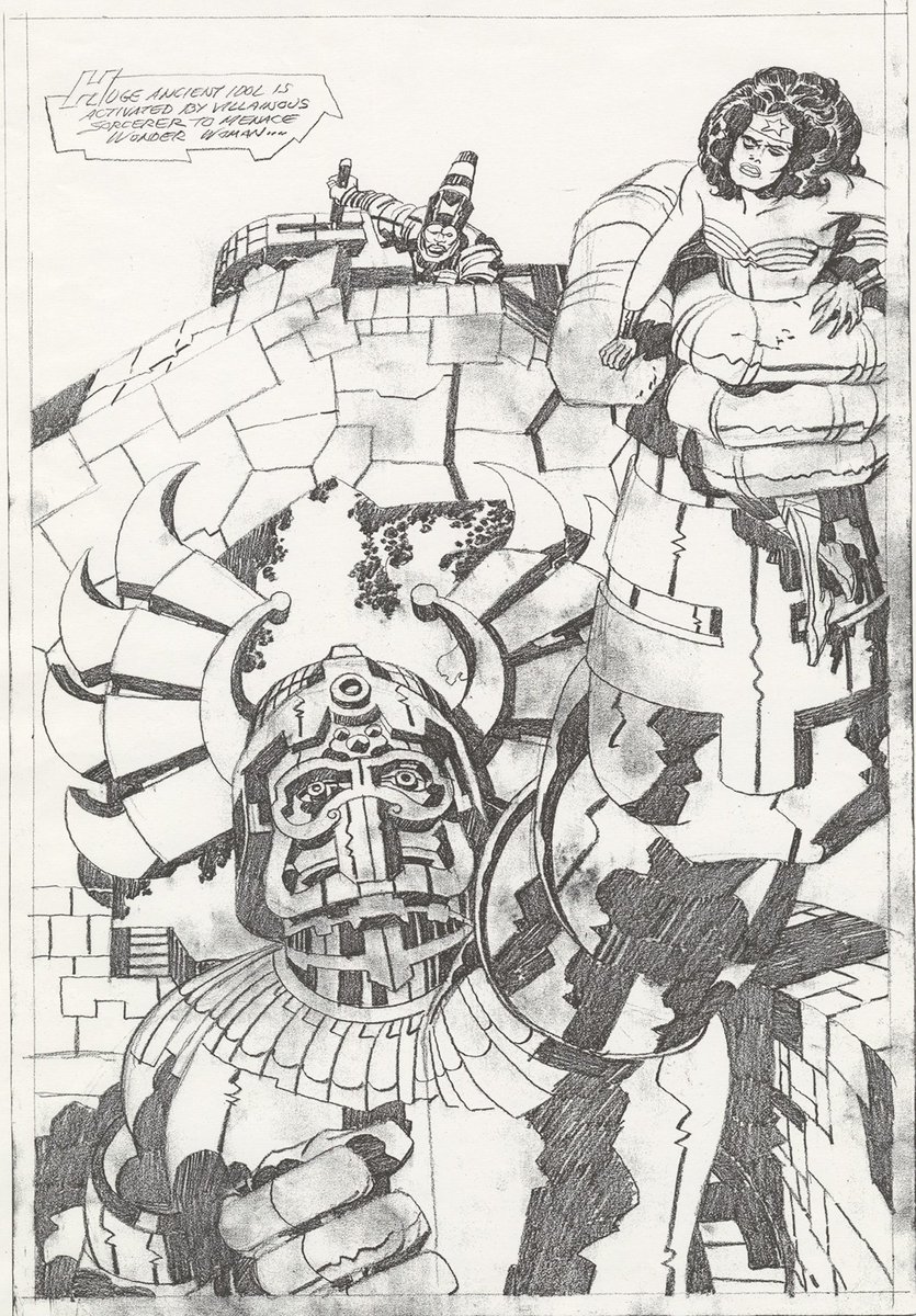jackkirbycomics's tweet photo. Jack Kirby's Wonder Woman concept art for a 1980's animation project.  This art was scanned from my grandfather's personal collection of photostats. https://t.co/izuoSOBtVq