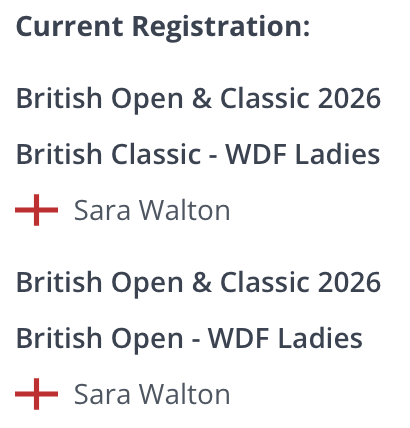 SaraPartyAnimal's tweet photo. Well that's me all registered for the @DartsWDF British Classic and British Open. Also playing in the British Open Ladies Pairs with Joanne Oldershaw, always my pairs partner JoJo 😀 https://t.co/e9BwrcsNth