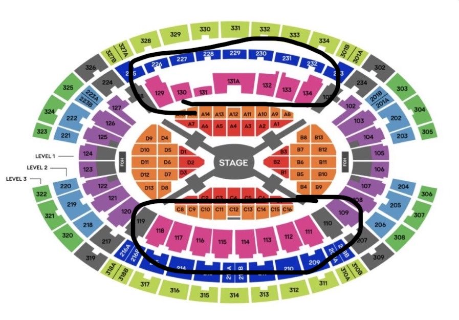BTS_LOVER13613's tweet photo. Hi Malaysian armys can anyone help me with the bts concert in Kuala Lumpur please?? I wanna buy tickets but idk which side is the one that the tannies will be facing most of the time 🙁 https://t.co/lkeoCN7gd1