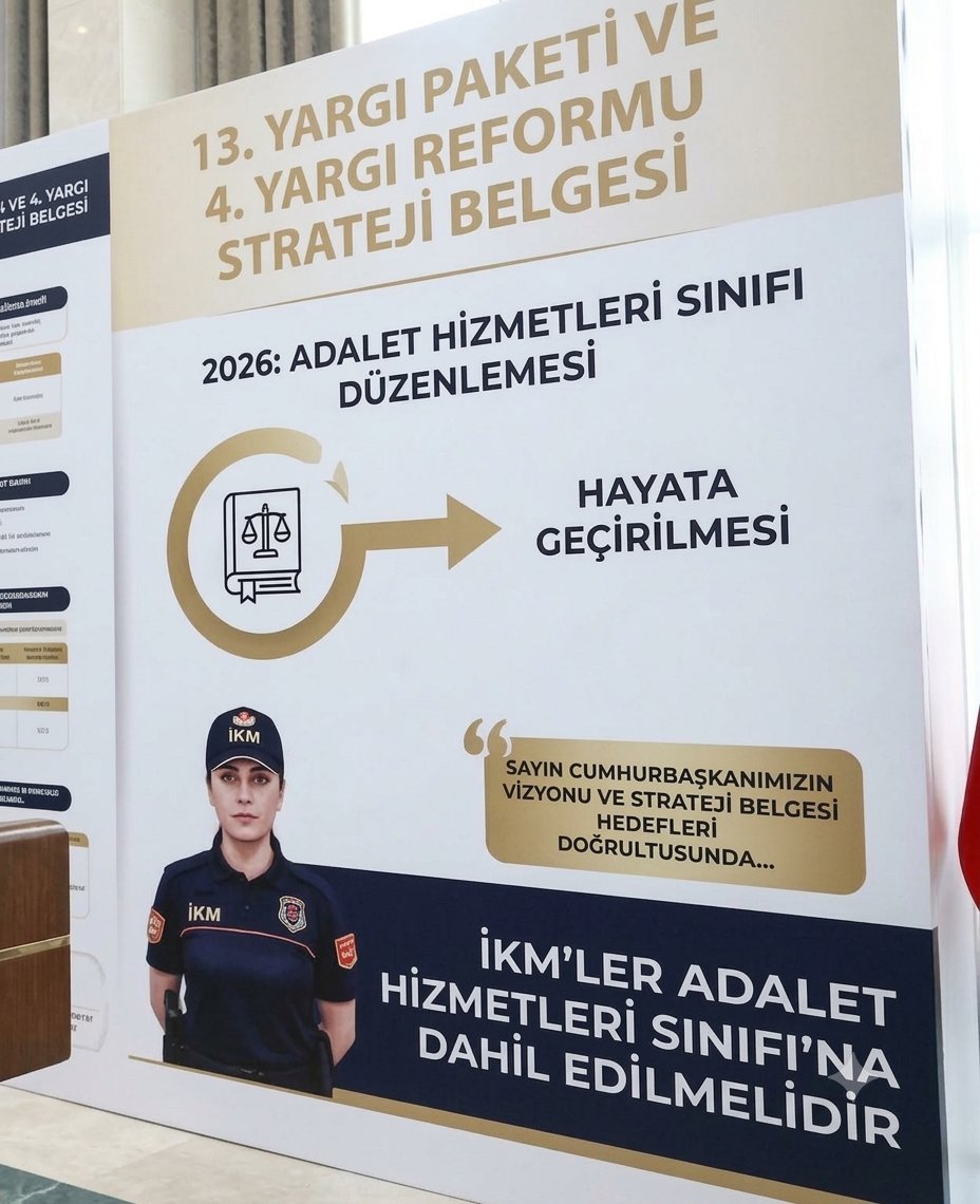mehmet_dqn's tweet photo. 13. Yargı Paketi ⚖️

Adalet Hizmetleri Sınıfı düzenlemesinin 2026 yılında hayata geçirilmesini bekliyoruz.

Yüksek risk ve ağır şartlar altında görev yapan İnfaz ve Koruma Memurlarının özlük hakları ve mesleki saygınlığı için bu adım önemlidir.

@abakingurlek @adalet_bakanlik https://t.co/SCfXXChT9U