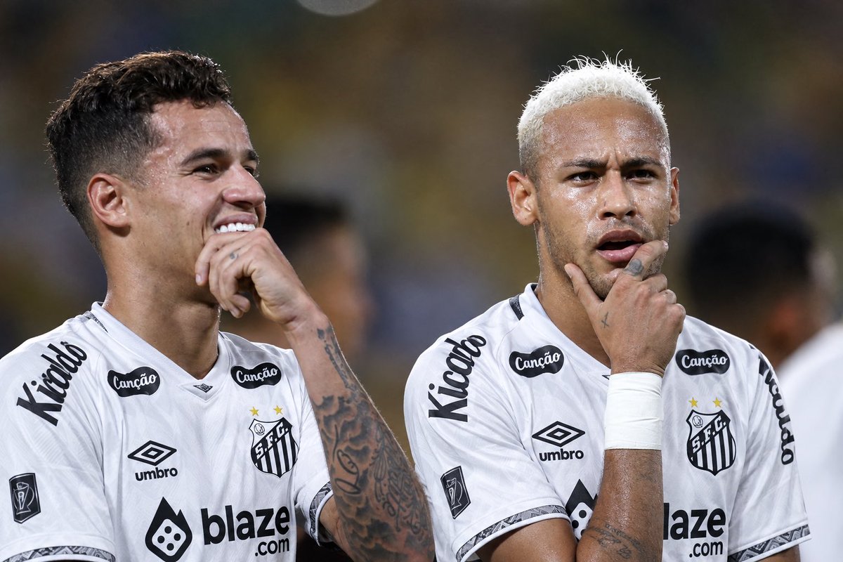 Futebostaa's tweet photo. Eu estou pronto para rever Neymar e Coutinho, agora no Santos https://t.co/sN3cB1zLbh