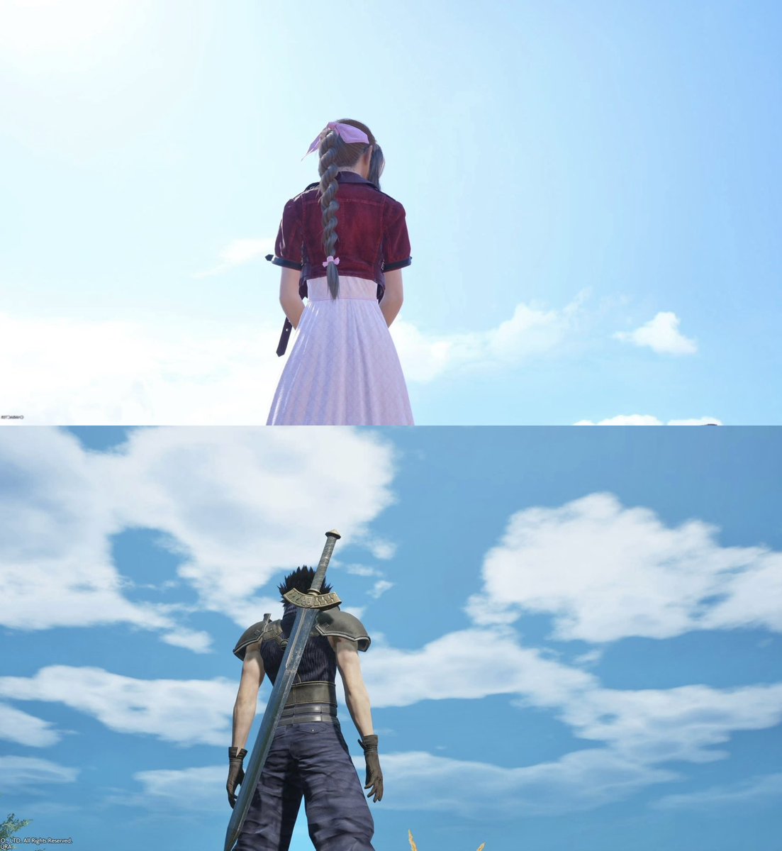 AerithxZacks's tweet photo. One day, I'll take you to see a beautiful sky, the real sky. It's not frigtening at all.
I know you're gonna love it. https://t.co/7bz5GyysbO