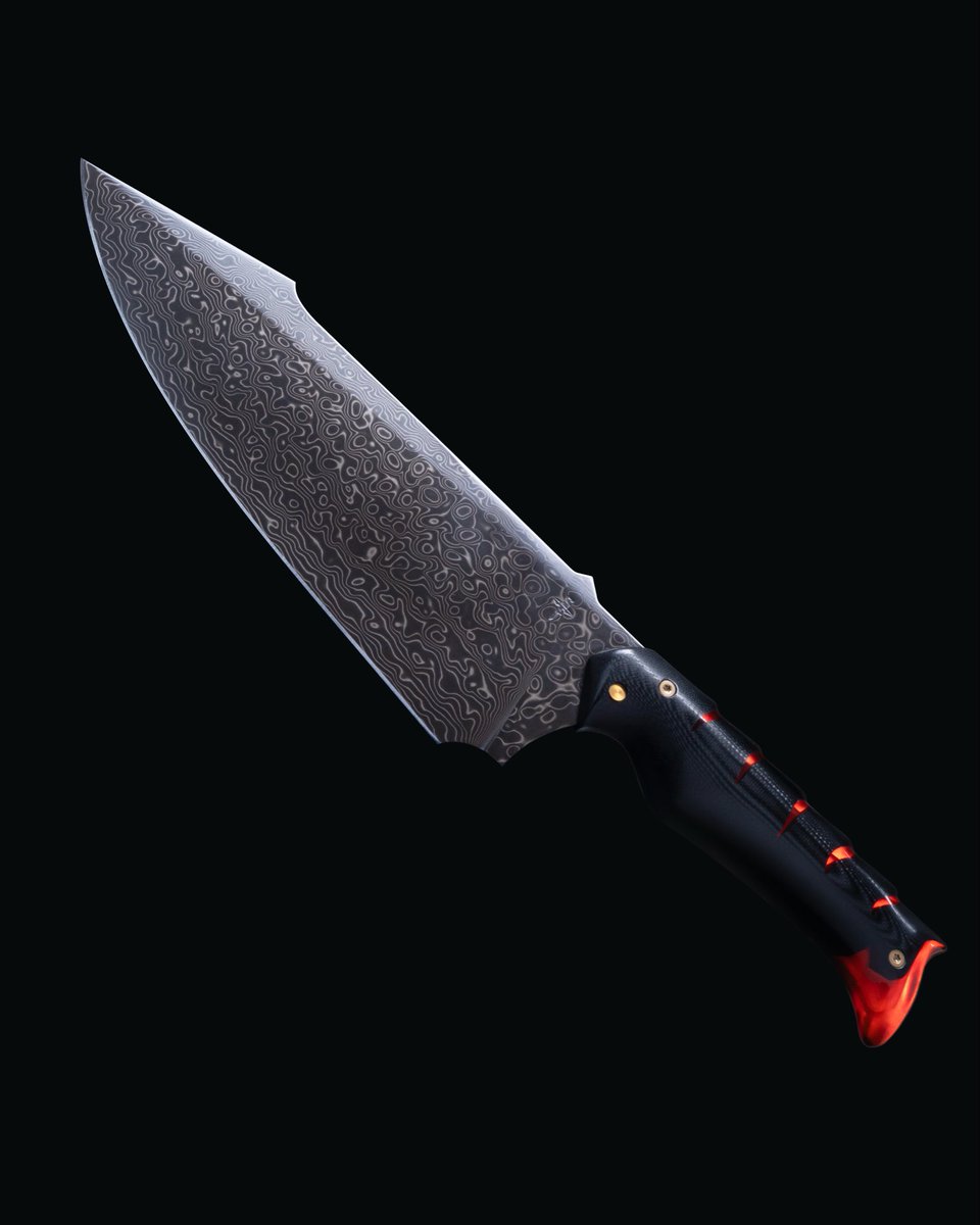 dalstrong's tweet photo. Born of fire. Forged for legend. 🔥

Introducing the Flame of Udûn™, an officially licensed Lord of the Rings™ collector’s chef knife featuring a 110-layer Damascus blade and a hand-painted, LED-lit Balrog display stand.

Only 497 will ever exist.

#LordOfTheRings #FlameOfUdun #StudioForge #Dalstrong #CollectorEdition