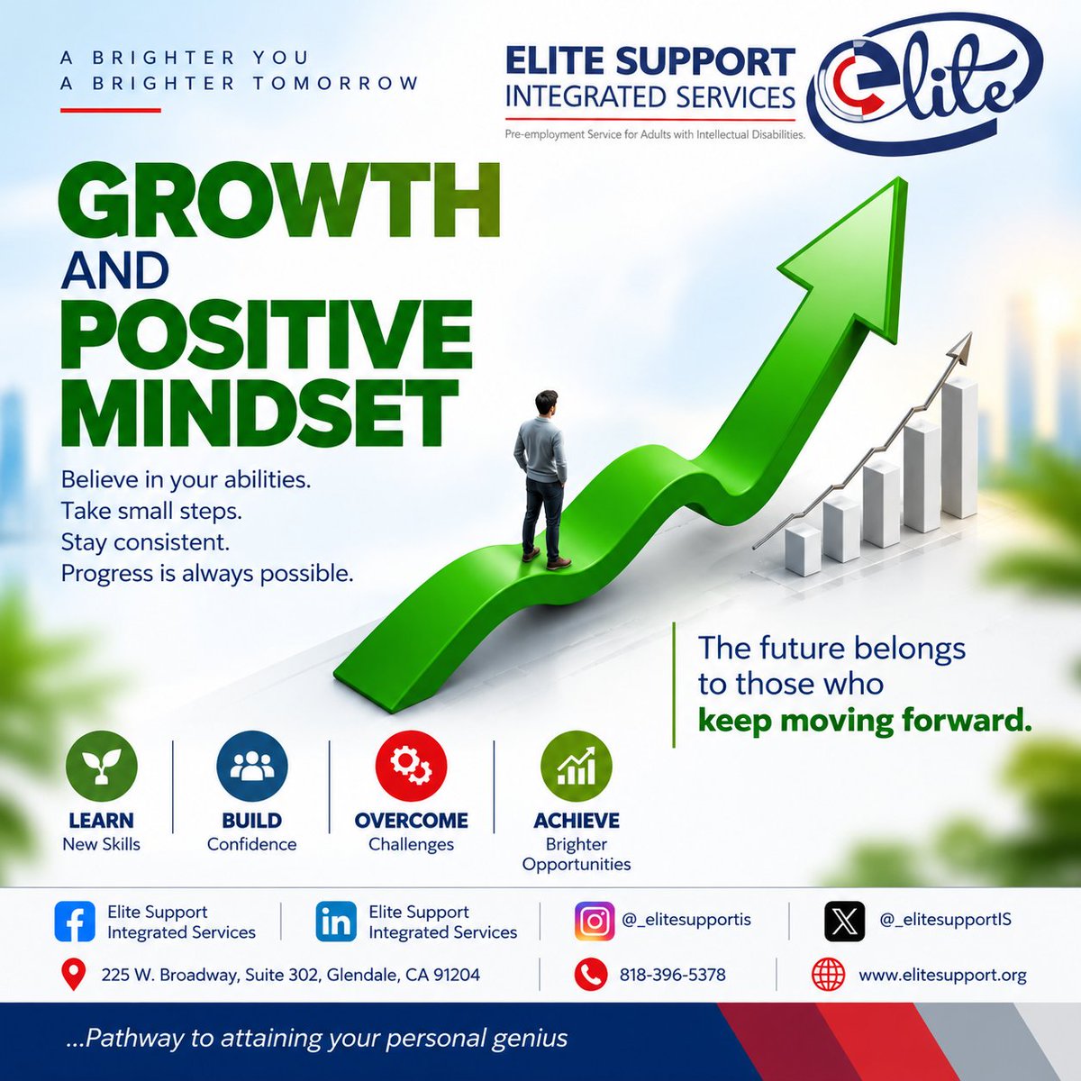 _elitesupportIS's tweet photo. A positive mindset is the first step toward a brighter future.

Believe in yourself. Keep learning. Keep growing. Every step forward brings you closer to your goals.

#GrowthMindset #EveryAbilityCounts #PositiveThinking https://t.co/Af2XTHOVI9