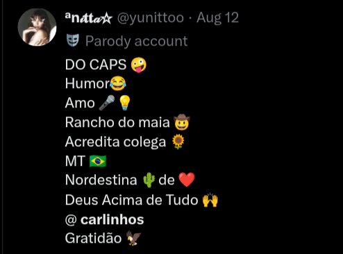OutOfCCarlinhos's tweet photo. @yunittoo @Joaopaul19229 @Carlinhosmaiaof nem eu https://t.co/szBn86NyD2