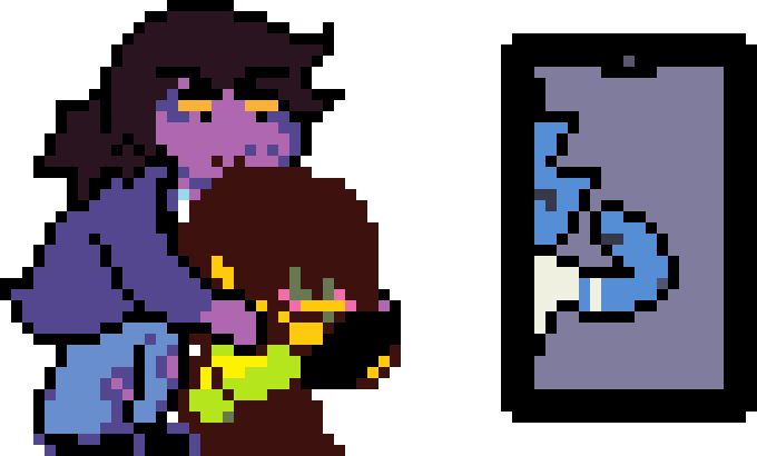 difrntusername's tweet photo. kris your boyfriend is weird and cringe and has no muscle mass
#deltarune #udtr #pixelart #kerdly https://t.co/TMmYwUHxJX