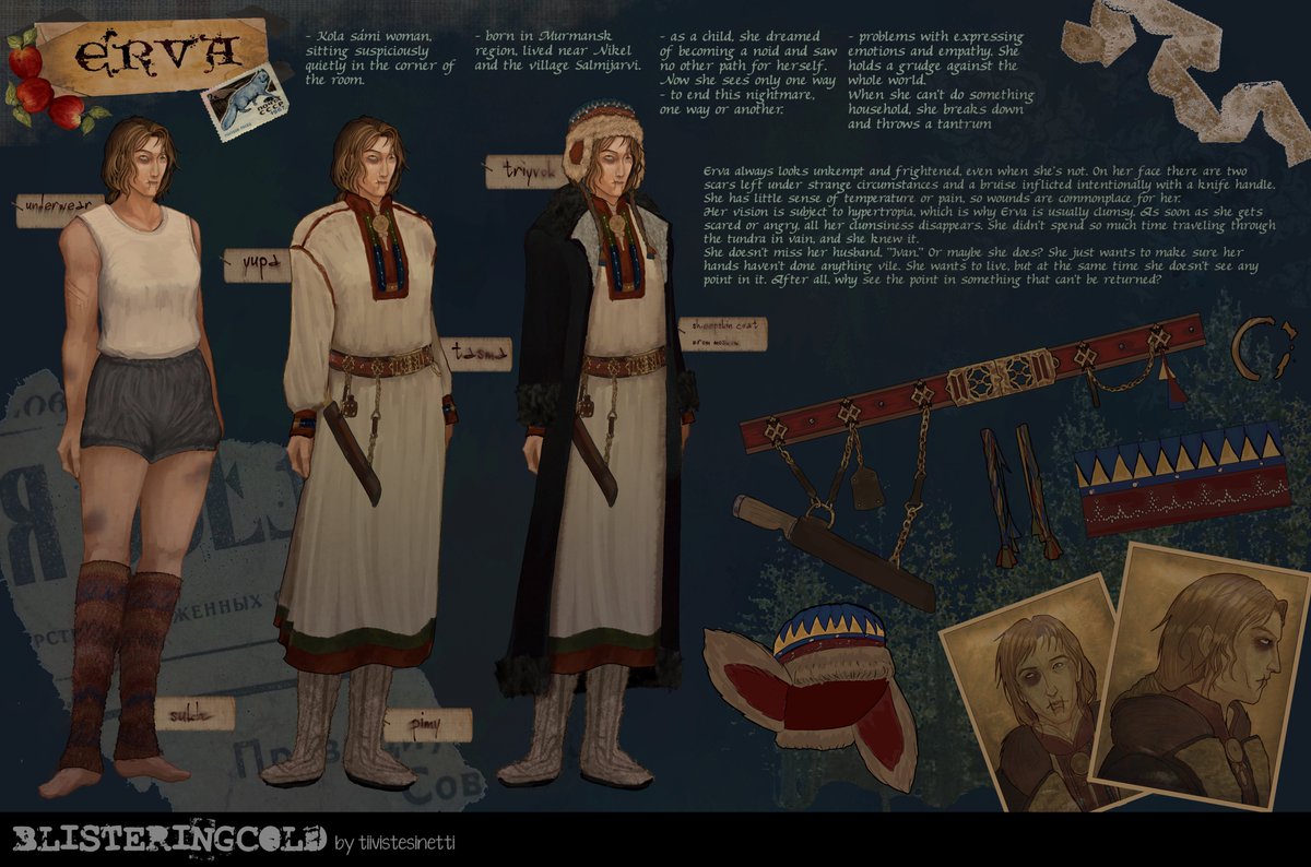 tivistesineti's tweet photo. Oc ref sheet! I really enjoyed decorating it
#saami #oc #smallartist #KolaPeninsula https://t.co/NvikU7LXb1