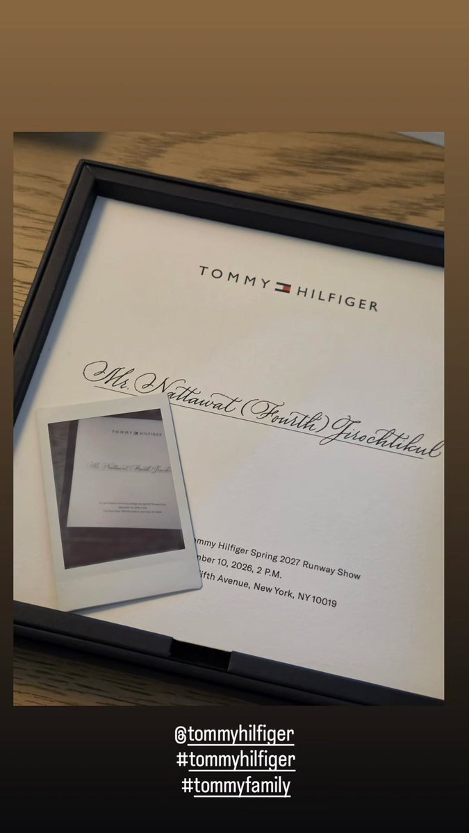 FourthOfficiall's tweet photo. IG Story Update [08092026] : fourth.ig

👦🏻✨

FOURTH IN NEW YORK
#TommyHilfigerxFourth #TommyHilfiger 
#TommyFamily #TommySS27

@tawattannn 
#Fourthnattawat 
#โฟร์ทณัฐวรรธน์ https://t.co/fMW307rJvD
