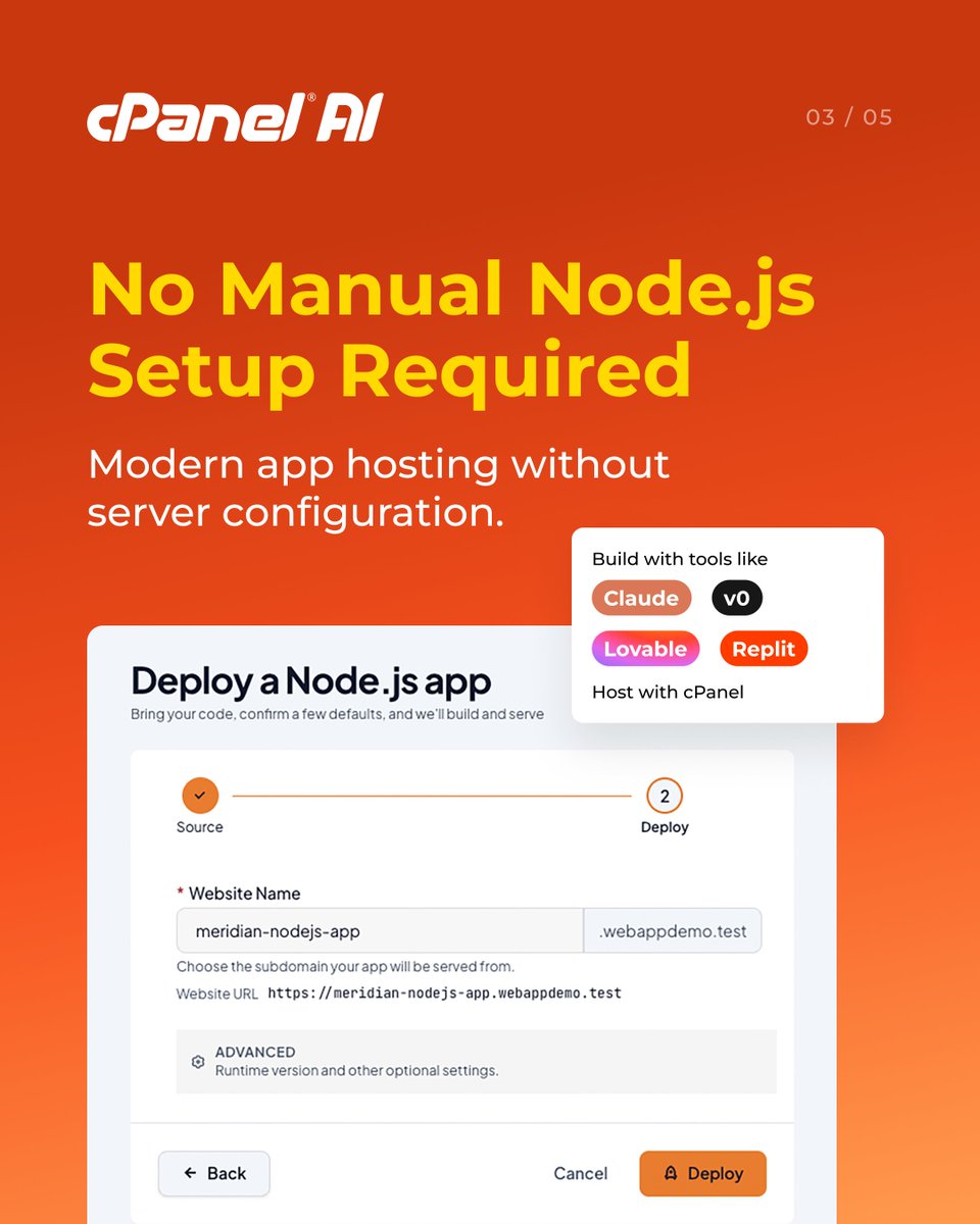 cPanel tweet picture
