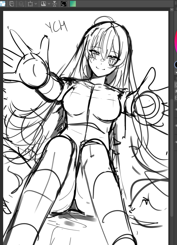 Kuinmelen's tweet photo. Hug~?

Working on the new YCH ^^)/ https://t.co/tQ1RmtZXRS
