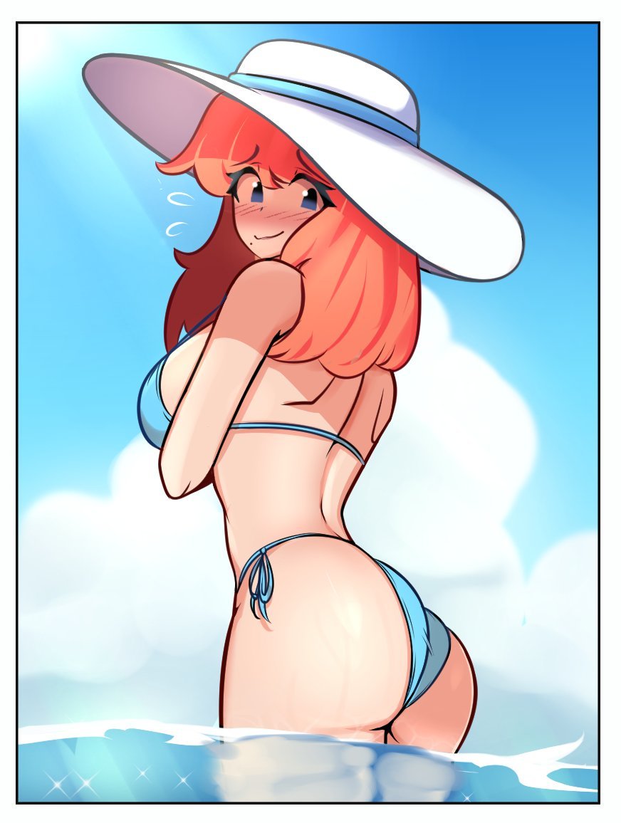 Kanarushino's tweet photo. [OC] My favorite piece from this summer! ❤️🏖️ https://t.co/7phPwHGImF