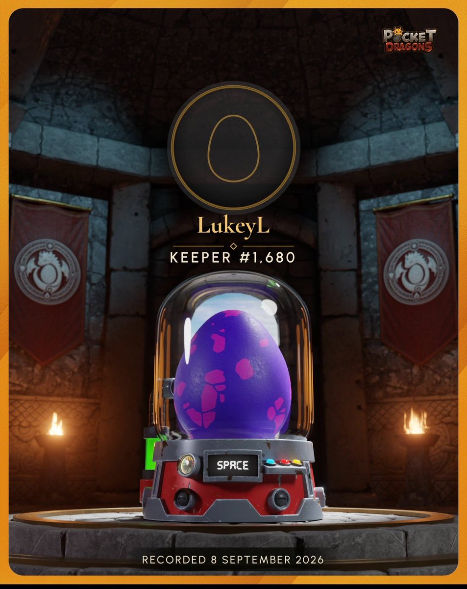 LukeyHODL's tweet photo. Space egg. I'm going to be insufferable about this.

Keeper of the Ancient Hatchery. https://t.co/oLlwdk2Tua