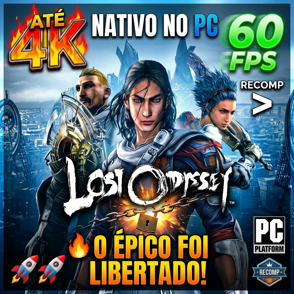 geekancia's tweet photo. 🔥😱 LOST ODYSSEY RECOMP NATIVO NO PC! ⚔️ O clássico RPG agora pode rodar em 4K + 60 FPS 🚀 Uma nova vida para esse épico do Xbox 360! 🎮 Confira o vídeo completo no Geekância 👇

https://t.co/sVGfsrRUef https://t.co/DOsrcvenPd