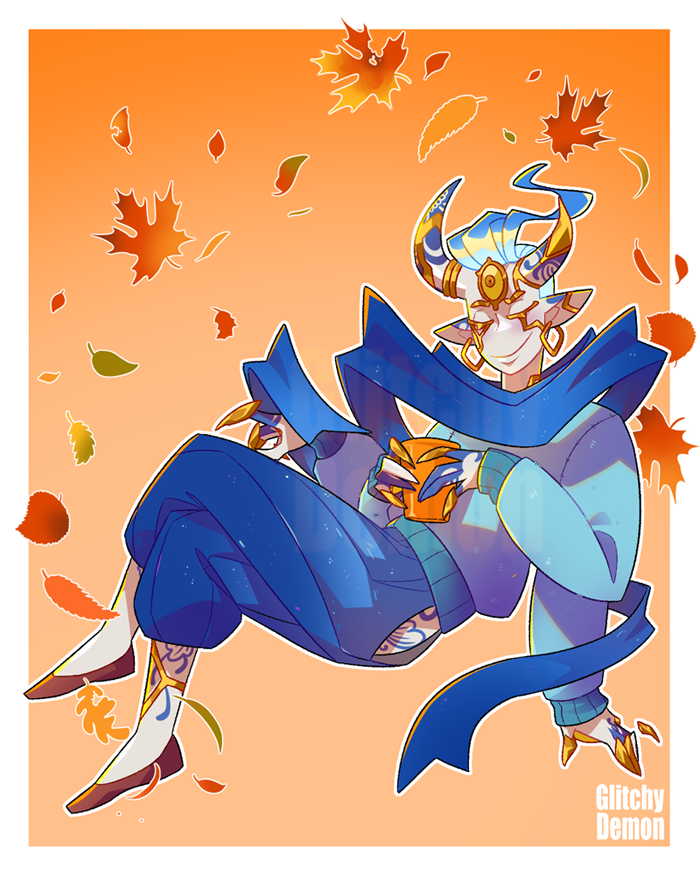 AGlitchyDemon's tweet photo. It's sweater weather!
#MonsterProm #MonsterPromFanArt https://t.co/C7ZZsk3VTv