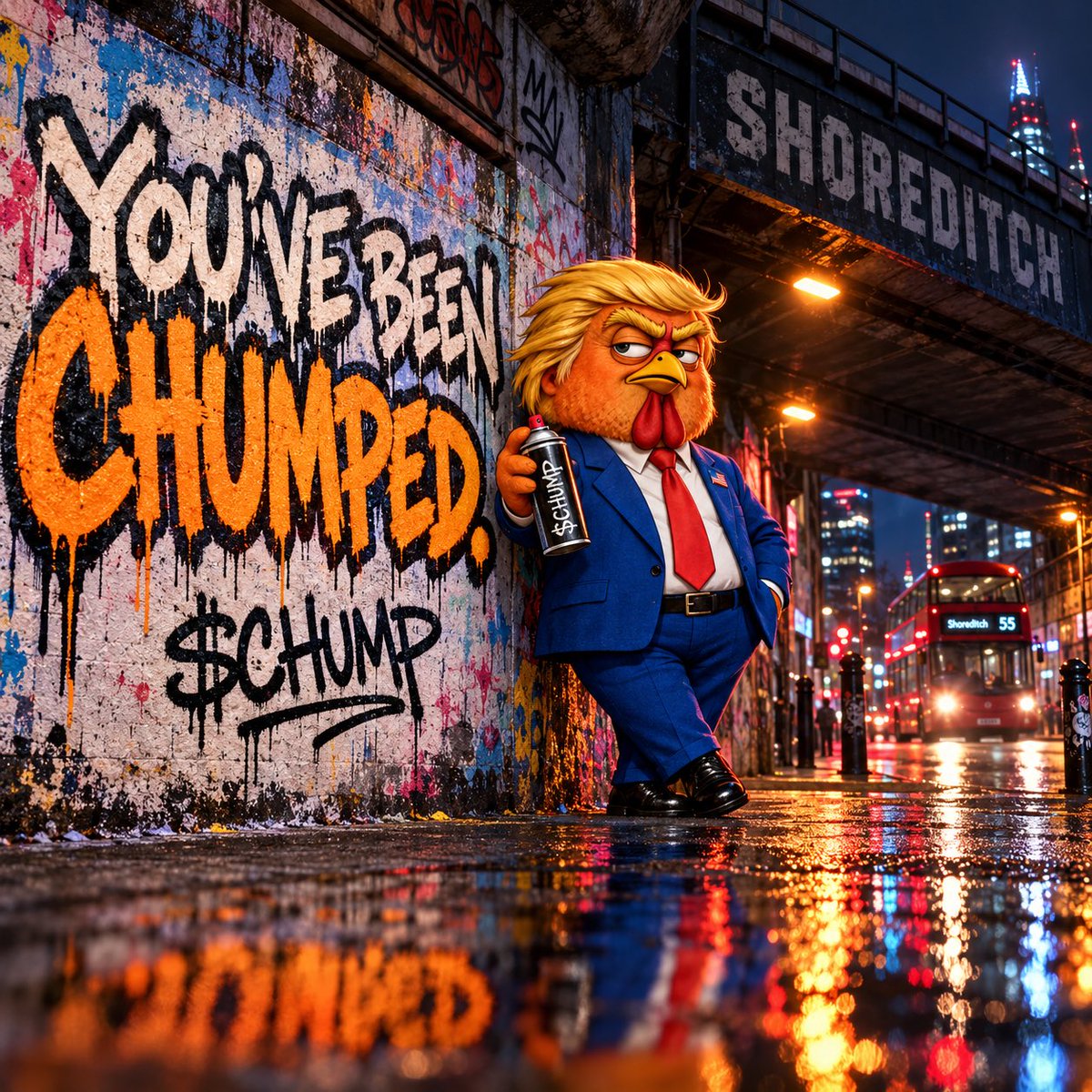 CaseyDittman's tweet photo. @ChumpCoinX London’s been CHUMPED. 🇬🇧🐔
From meme to movement—$CHUMP is leaving fingerprints everywhere. https://t.co/PweuI2YKKD https://t.co/4OzrYlm8bZ