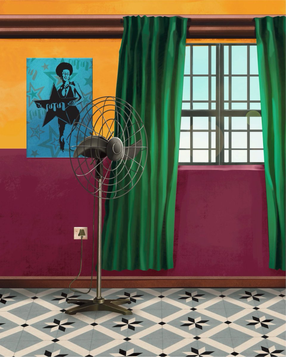 _tifeboy's tweet photo. Illustration work by me for the Meji Meji Estate Activation at Afroplus, fully produced by Abike Studio. https://t.co/Fw0y1AZUIY