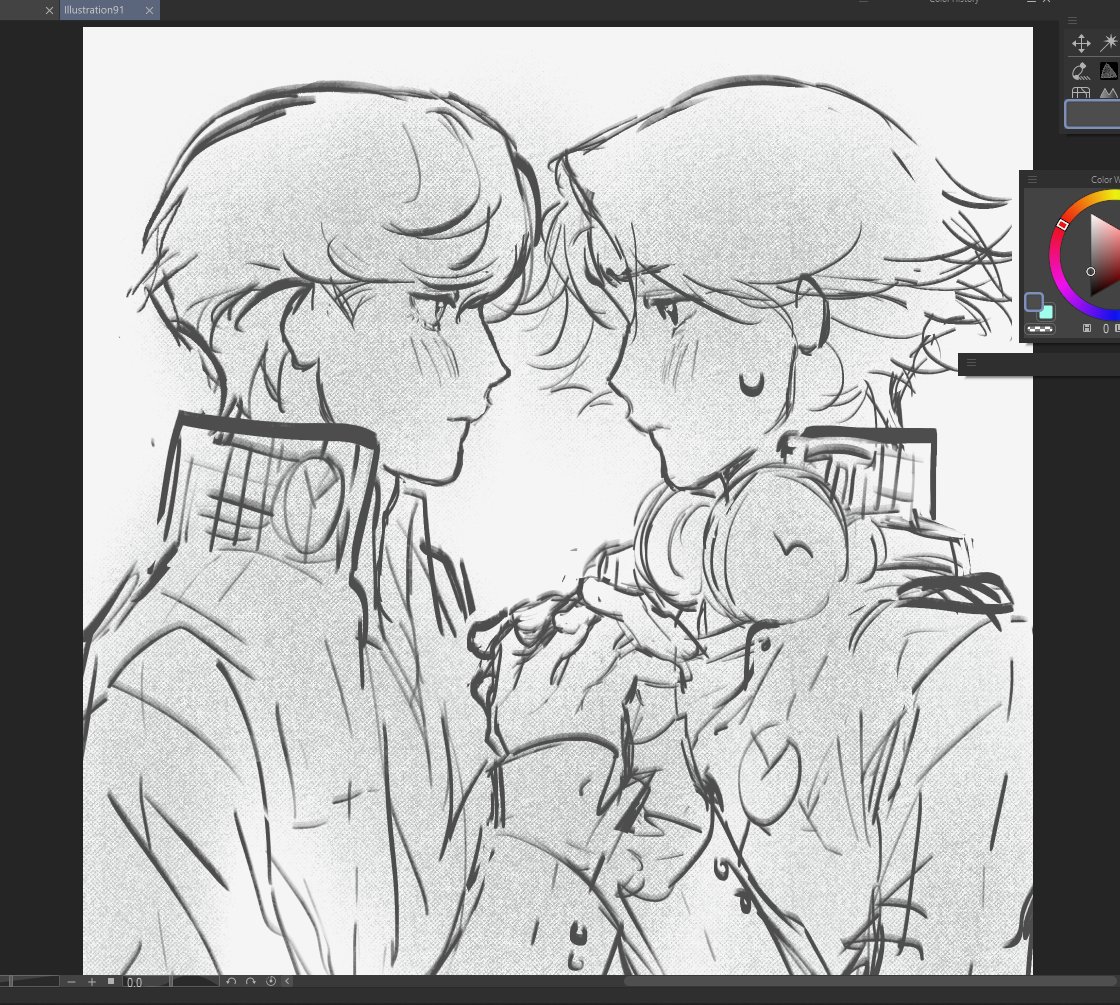 sazuhnal's tweet photo. #主花 #souyo quick bedtime doodle https://t.co/GcSej058EL