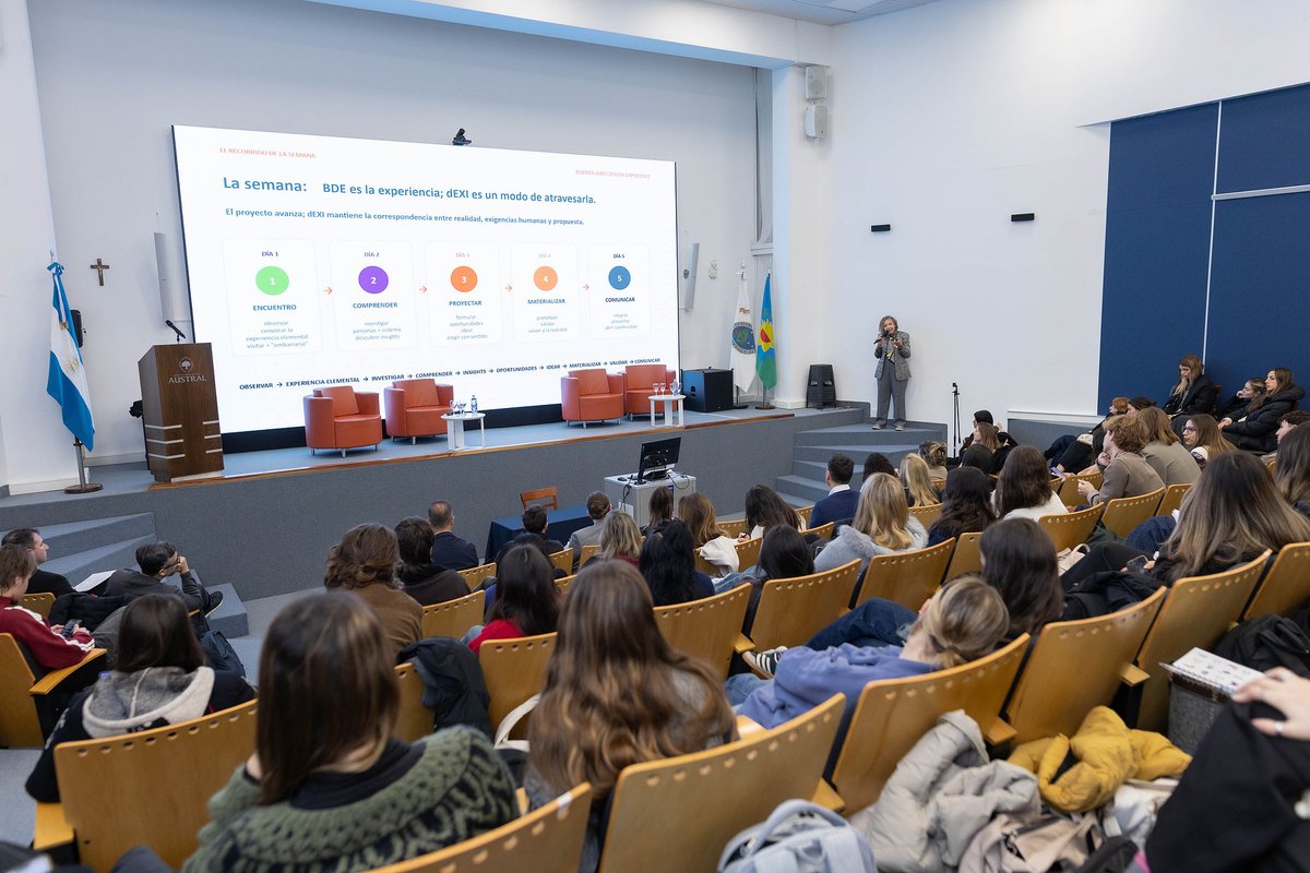 FcomAustral's tweet photo. 🔀🌎 𝗕𝗗𝗘 𝟮𝟬𝟮𝟲 | Bs As Design Experience, un workshop junto a @ISIARomaDesign.   

5 jornadas, +120 estudiantes y profesores trabajan en con diseño estratégico y pensamiento sistémico.  

Organizaciones aliadas 2026:@SomosMinkai, @ElArcaAr,@MunicipioPilar y @obrapadremario. https://t.co/2Q7K0G4pF3
