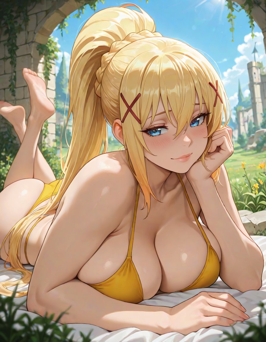 Makima_workshop's tweet photo. Darkness | Kono Subarashii 💛👙 SFW https://t.co/fPG7Q4nAH9