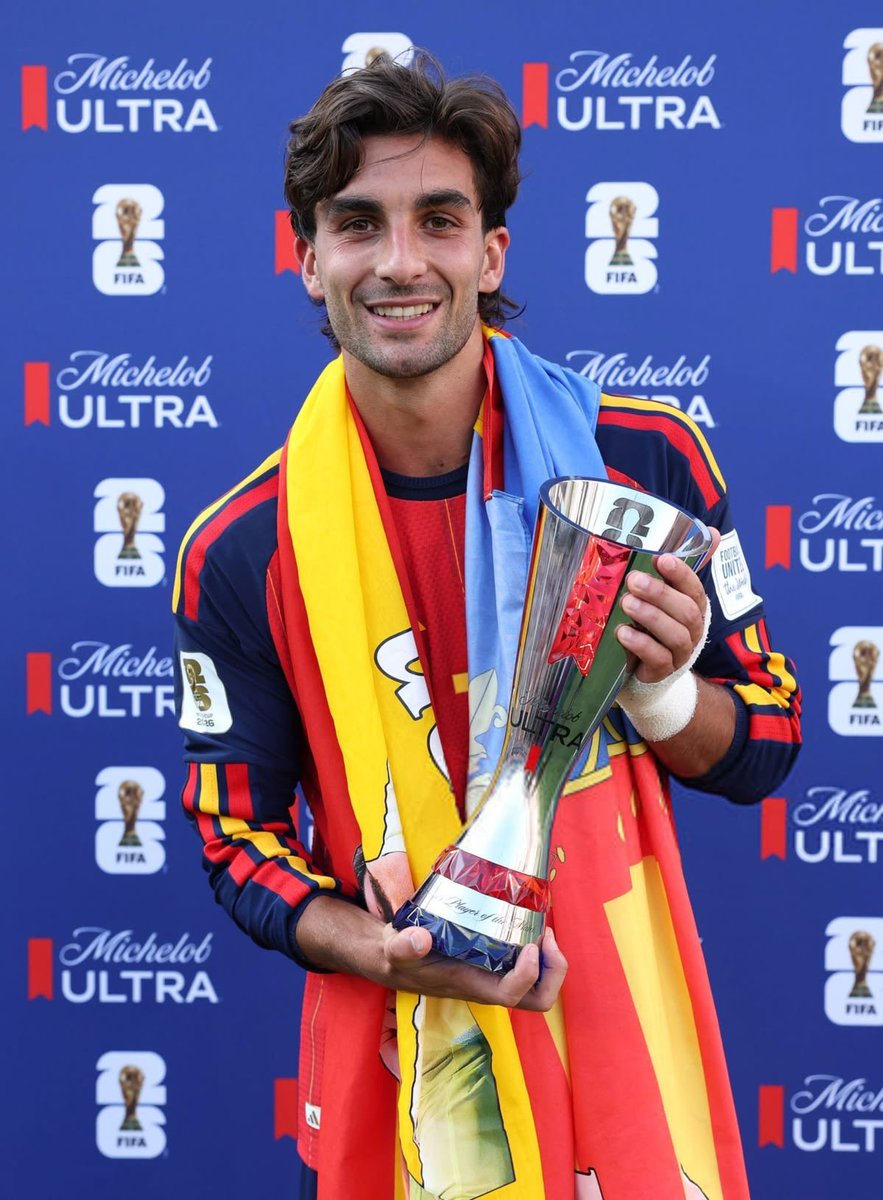 itwasff's tweet photo. #ferranballondor

- Match-winning assist against Portugal

- Second-highest scorer for Barça in the 2025/26 season
La Liga top scorer

- Match-winning goal against Argentina

- World Champion 🏆 https://t.co/CQy4P3rlYe