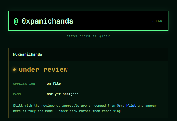 0xpanichands's tweet photo. @zksnarks_ @snarklist @Zcash https://t.co/8W1cNw0KAJ https://t.co/74YwOAh1yq