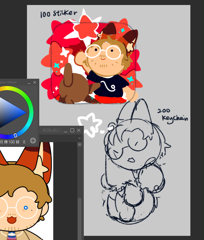 Melonyun1's tweet photo. making pledge goal rewards for the plushie!! https://t.co/lX0DTMOUd6