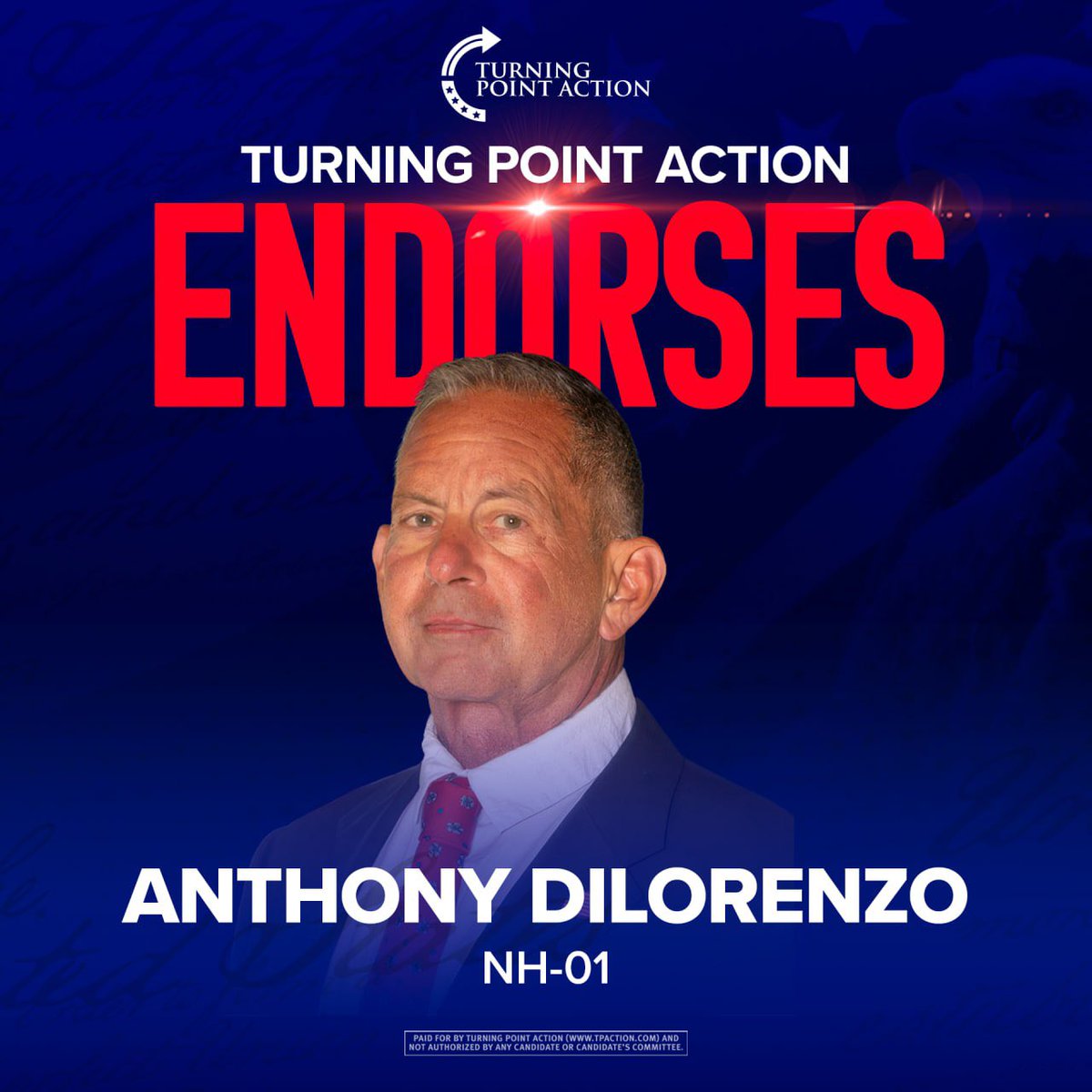 TPAction's tweet photo. Hew Hampshire - you need to vote today!

Polls are open and every vote for @SununuSenator and @DiLorenzo4NH matters! Make your plan and go vote in-person today! 

Not registered? You can register to vote in person at the polls! https://t.co/j3POLIk6iy