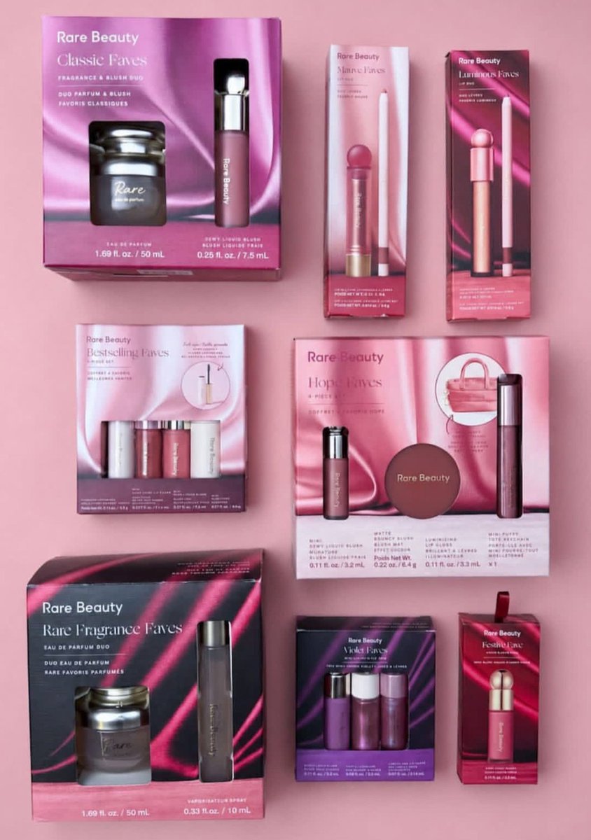 destinycxoh's tweet photo. 8 new sets 💕😍✨

Rare Beauty by Selena Gomez https://t.co/Gp0D1DSD8z