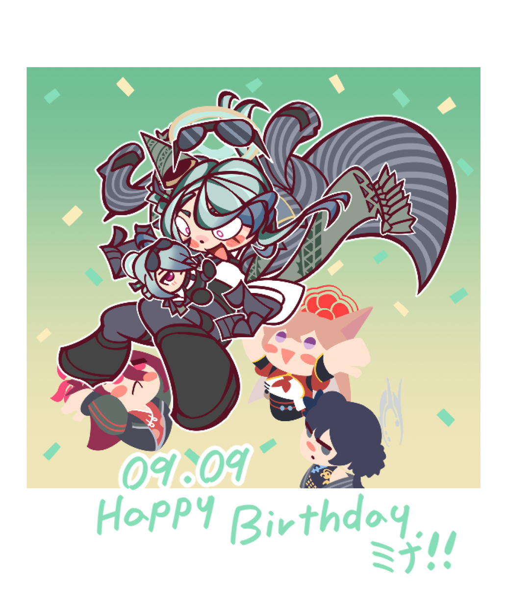 Rode_Jyang's tweet photo. ミナ、お誕生日おめでとう~!!💚💚
#ブルアカㅤ 
#近衛ミナ生誕祭2026 https://t.co/0M6vaiPysj