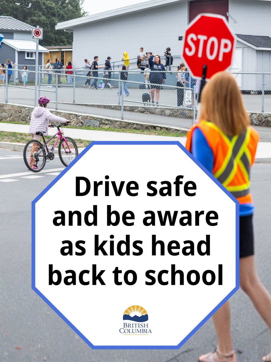 Drive safe and be aware as kids head back to school