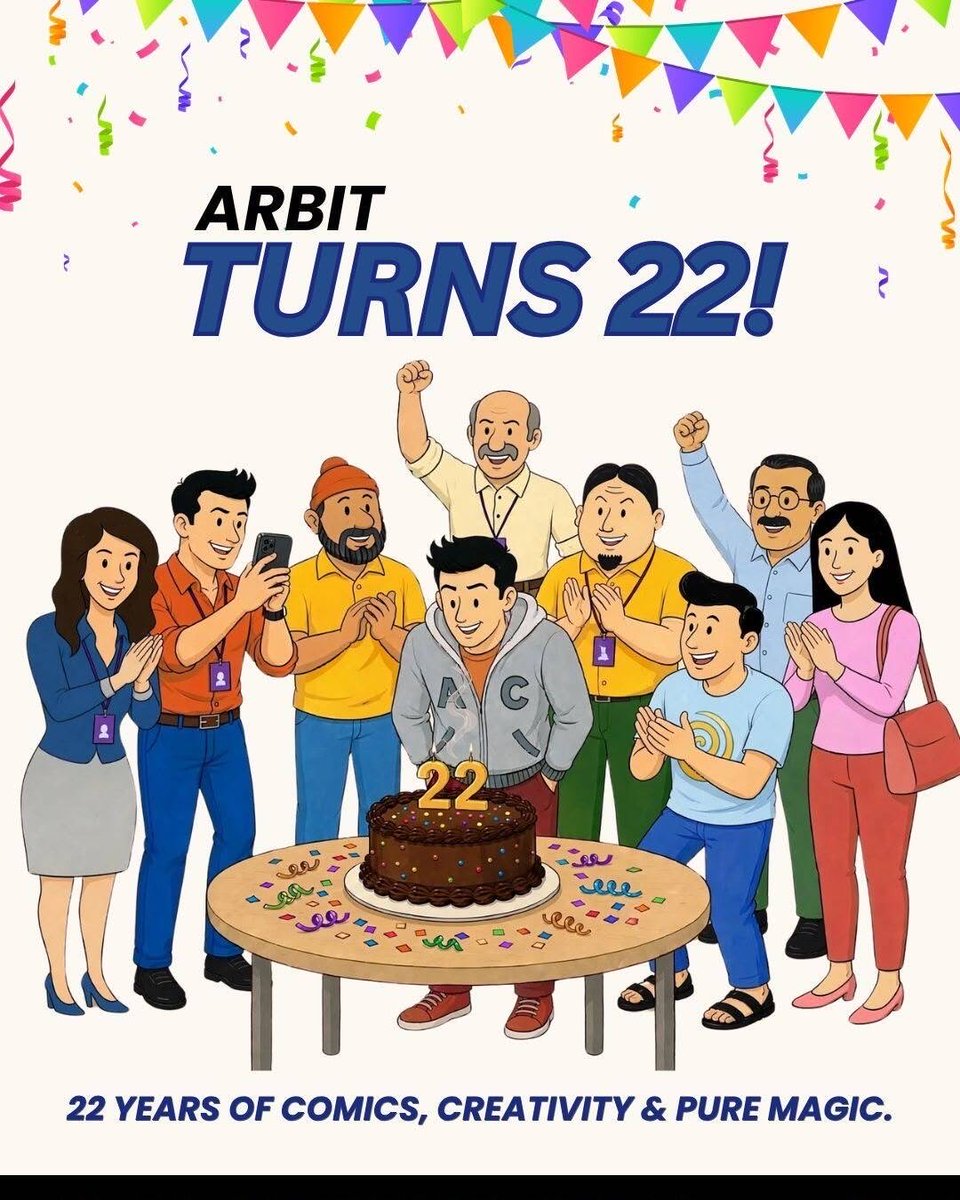 ArbitMBA's tweet photo. Can you guess what’s coming?

#ArbitMBA #22Years #CorporateHumor #MBAMemes #Anniversary https://t.co/NxmOGPB30H