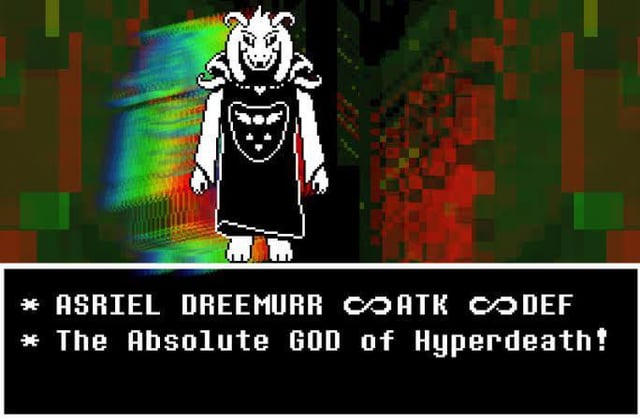 DINOSAURIAUTDR's tweet photo. I find it funny when people say "We won't fight Gaster because he's too strong" when Undertale has this https://t.co/HQGgdNdlKQ