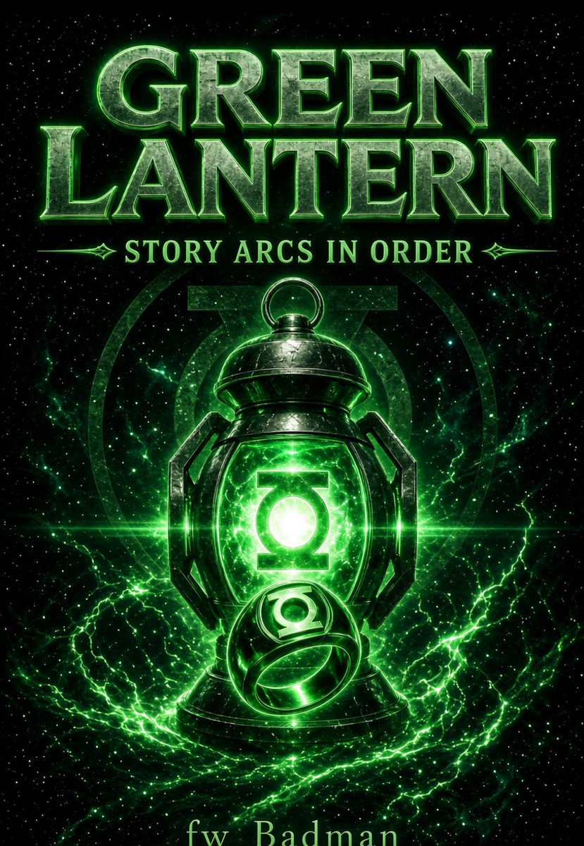 fw_Badman's tweet photo. Green Lantern story arcs in order

The essential Green Lantern story arcs run chronologically from the Silver Age origins through the modern epic eras. 

1. Classic Eras (Silver & Bronze Age)
Silver Age Debut (1959–1970s): Begins with Showcase #22 where test pilot Hal Jordan receives the ring from the dying alien Abin Sur.

Hard-Travelin' Heroes (1970–1972): Written by Denny O'Neil and drawn by Neal Adams (Green Lantern Vol. 2 #76–87), tackling real-world social issues alongside Green Arrow. 

2. The Fall and Rise (1990s)
Emerald Twilight (1994): Hal Jordan snaps after Coast City is destroyed, turning into the villain Parallax.

New Blood (1994–2004): Kyle Rayner becomes the sole surviving standard bearer of the ring, launching a new generation of stories.