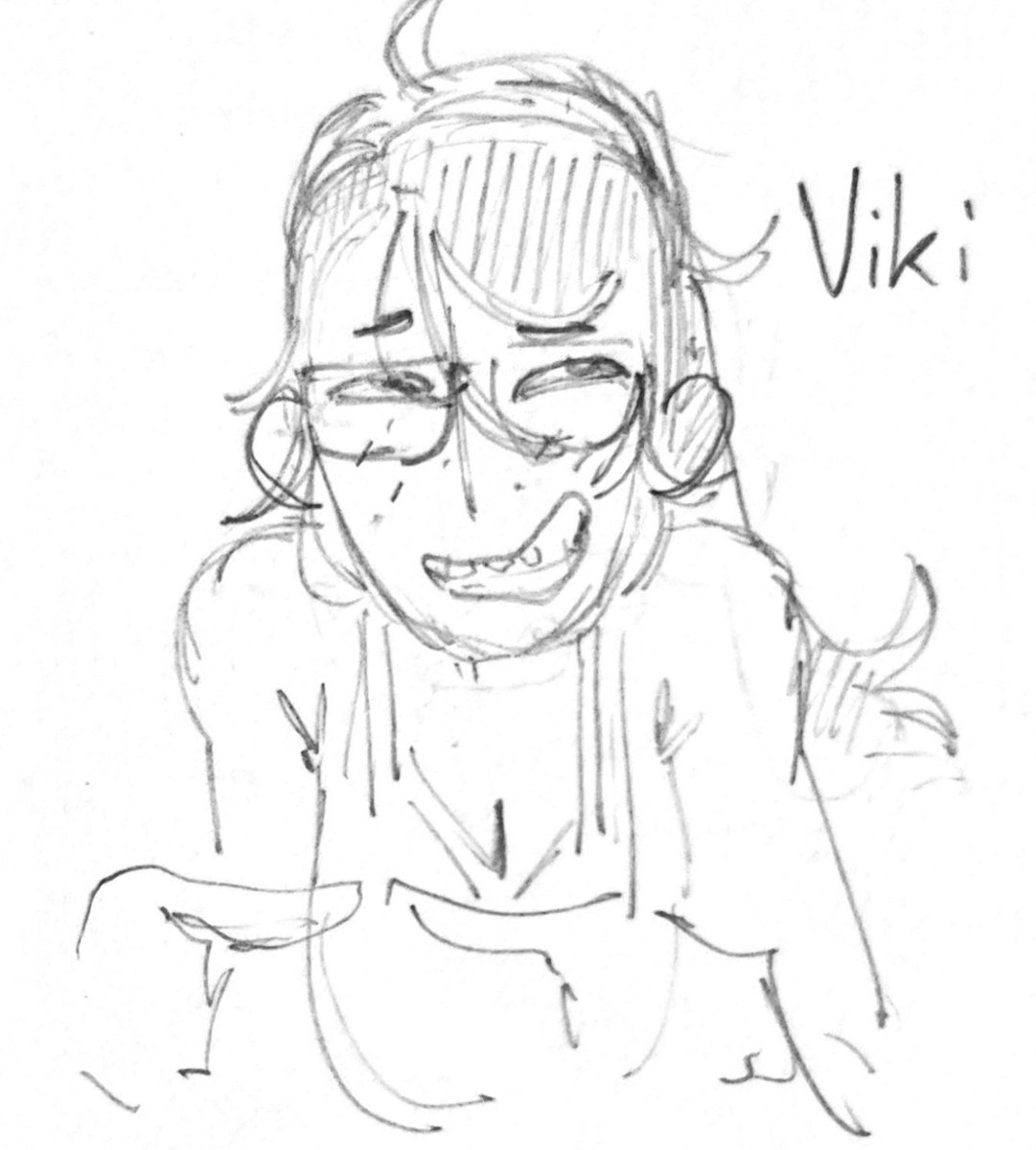 mr__fuga's tweet photo. I'm so glad you liked her so much :3

Sooo this is my new OC, her name is Viki, she is a very shy girl, say hi to Viki (respectfully)

And here is the original sketch I made in the hospital (btw I got the idea from a dream, so real dream girl wallahi 😤🙏) https://t.co/P4lGCeo51C