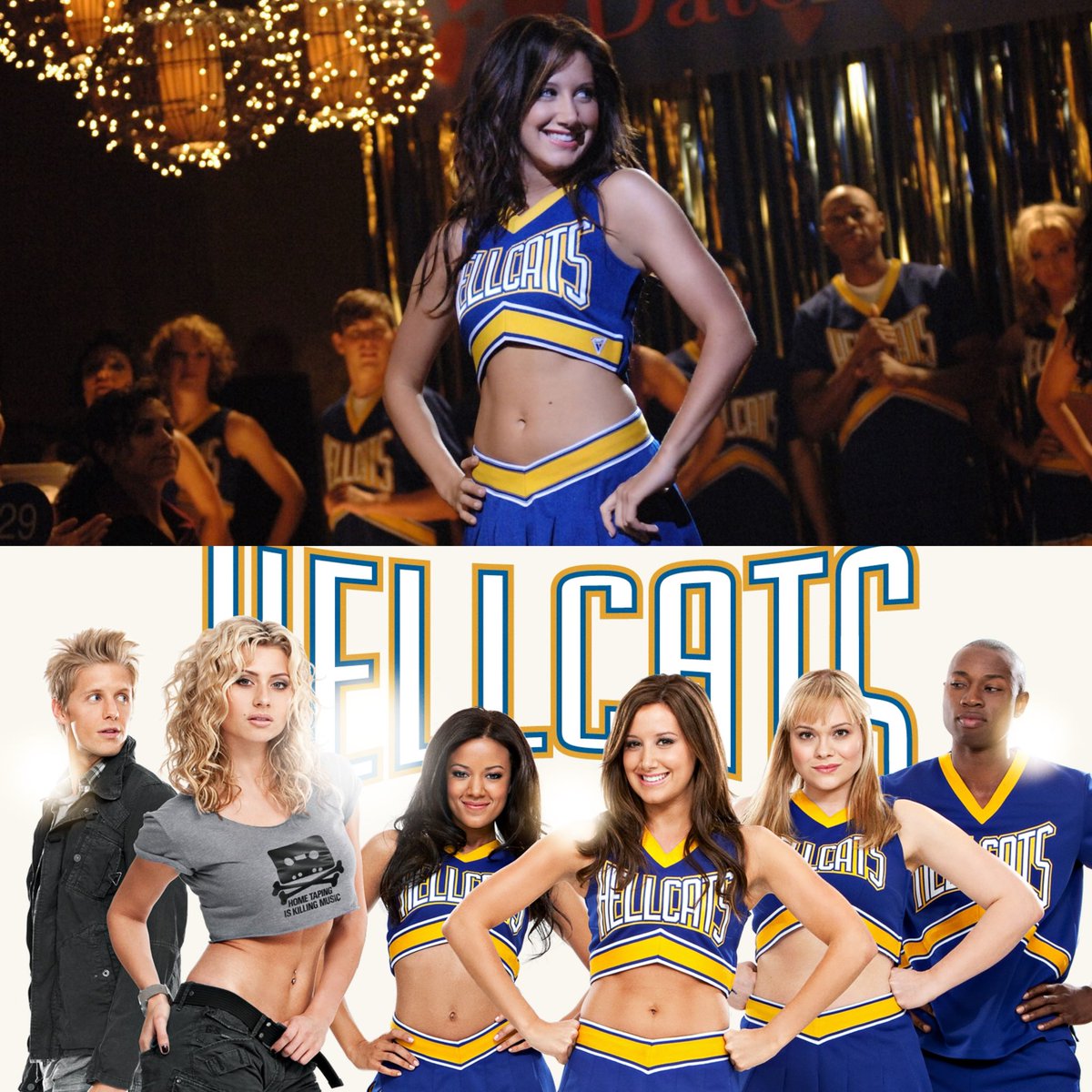 flashbackshub's tweet photo. Ashley Tisdale turning down the roles of Hanna in ‘PRETTY LITTLE LIARS’ and Elena in ‘THE VAMPIRE DIARIES’ to do the CW’s ‘HELLCATS’, which was cancelled after its first season. 

In comparison, both of the shows she turned down ran for 7-8 seasons and were cultural phenomenons. 

I know we can’t imagine anyone else playing these characters, but she was just coming out of the ‘High School Musical’ franchise, and either of those roles would have elevated her career to the next level. I just know this decision haunts at her night!😭