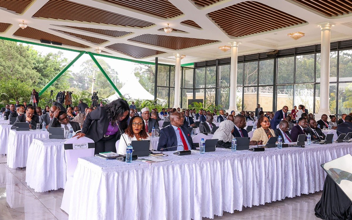 KenyaGovernors's tweet photo. The 13th National and County Governments Coordinating Summit Chaired by the President H.E William Ruto provided an important platform for the two levels of government to address priority issues affecting the delivery of services to Kenyans.

The Council of Governors called for urgent action on the implementation and financing of transferred functions, the operationalisation of the Intergovernmental Relations (Amendment) Bill, and resolution of outstanding challenges affecting County human resource and payroll systems.

COG also highlighted the need for stronger coordination in addressing counterfeit alcohol and substance abuse, peace and security, and preparedness for the expected El Niño rains to protect lives, livelihoods and critical infrastructure.

Through the Summit and established sector forums, the two levels of Government must ensure that resolutions move beyond commitments and translate into tangible action that improves the lives of the people we serve.