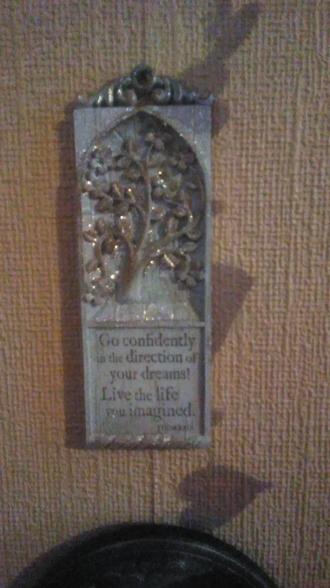 marie_bruce's tweet photo. Unpacking is always a bind but at least I get to put out some of my treasures like my new Autumn Fairy! She fits right in with my other wall plaques by the bureau 😃🧚 https://t.co/lwWa5XbrXn