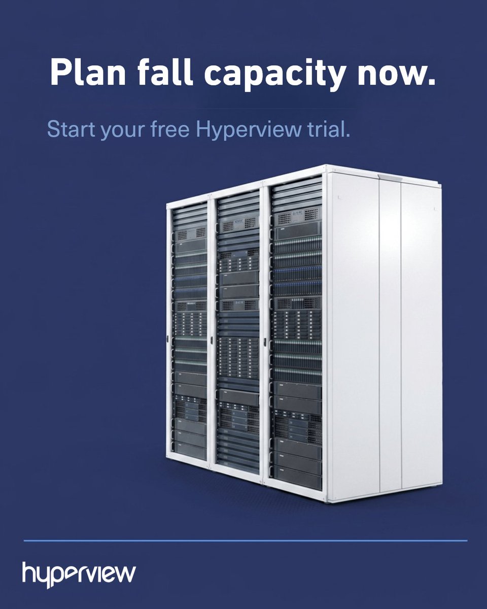 HyperviewHQ's tweet photo. Capacity pressure rarely shows up all at once. It starts as overlapping signals across power, cooling, space, and utilization, then turns into a scramble.

Hyperview surfaces those signals in one AI-powered DCIM view, so

Gear Up for Fall Wins Now https://t.co/1eRx5QPbEz https://t.co/GLrtxzNEYj