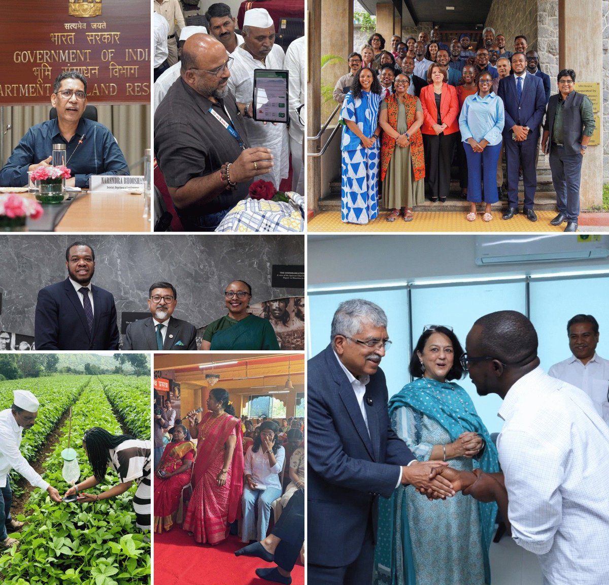 UNDPAfrica's tweet photo. Under our #AA4DPI prog., a 2️⃣-week South-South learning mission brought delegations from 🇪🇹 🇲🇼 🇷🇼 🇸🇱 🇿🇲, alongside the @_AfricanUnion, to India to exchange practical knowledge on #DigitalPublicInfrastructure.

📍 New Delhi → Pune → Bengaluru

🔗 https://t.co/A5tNVd8fme https://t.co/2B3hDgD2ql