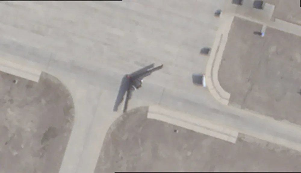DefenseDagger's tweet photo. A mysterious Chinese stealthy heavy drone at Malan airport. https://t.co/A6R98bfAmj