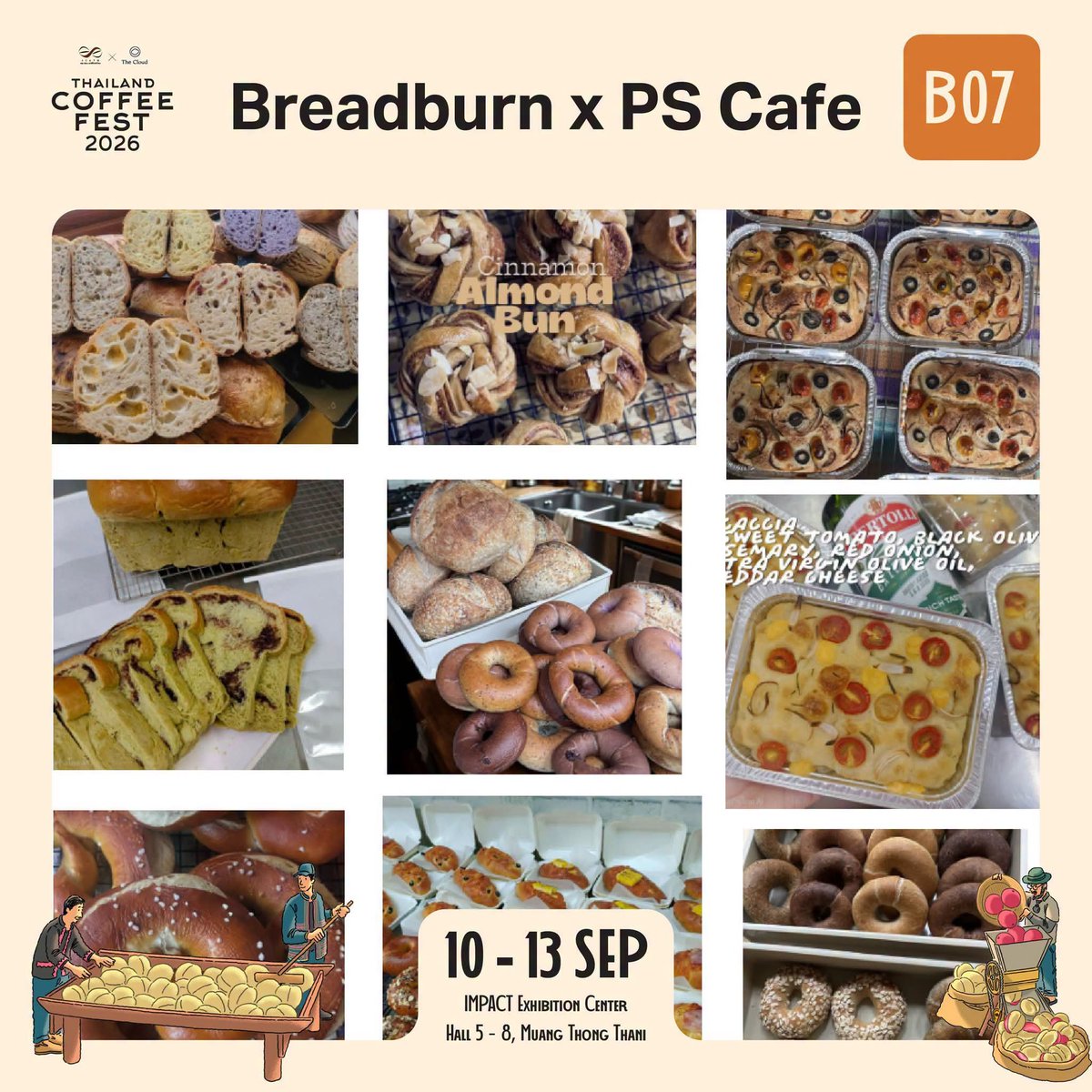 imysm93LA's tweet photo. Thailand coffee fest 2026 บูช No. B07
ขายขนมปัง sourdough - ยีนส์ธรรมชาติ และขนมปังเพื่อสุขภาพอื่นๆหลายรายการ 🥯🥨🍞
เรียนเชิญทุกท่านแวะได้ที่บูช B07 จ้า 🙏 https://t.co/WLSxccOP2V