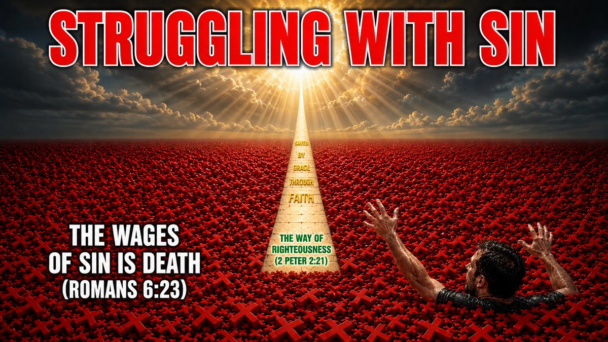 yestothetruth's tweet photo. Struggling with sin has no pretty endgame. Repent and get saved, you who believe:

Acts 2:38
Then Peter said to them, "Repent, and let every one of you be baptized in the name of Jesus Christ for the forgiveness of sins; and you shall receive the gift of the Holy Spirit." https://t.co/SUrQ3jMOzk