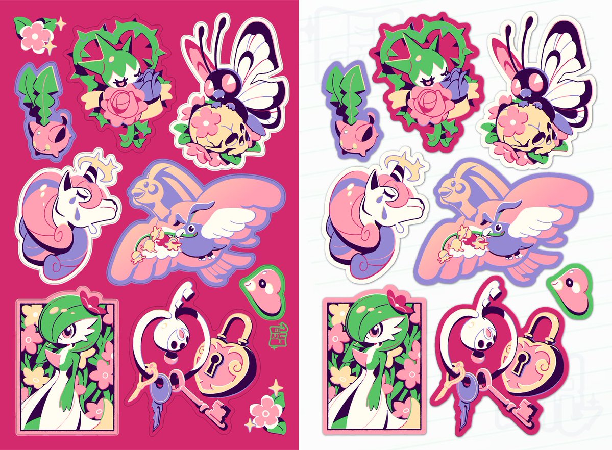 gggermicide's tweet photo. I ordered new stickers for next con 🫶 https://t.co/hQKFjZyMpm