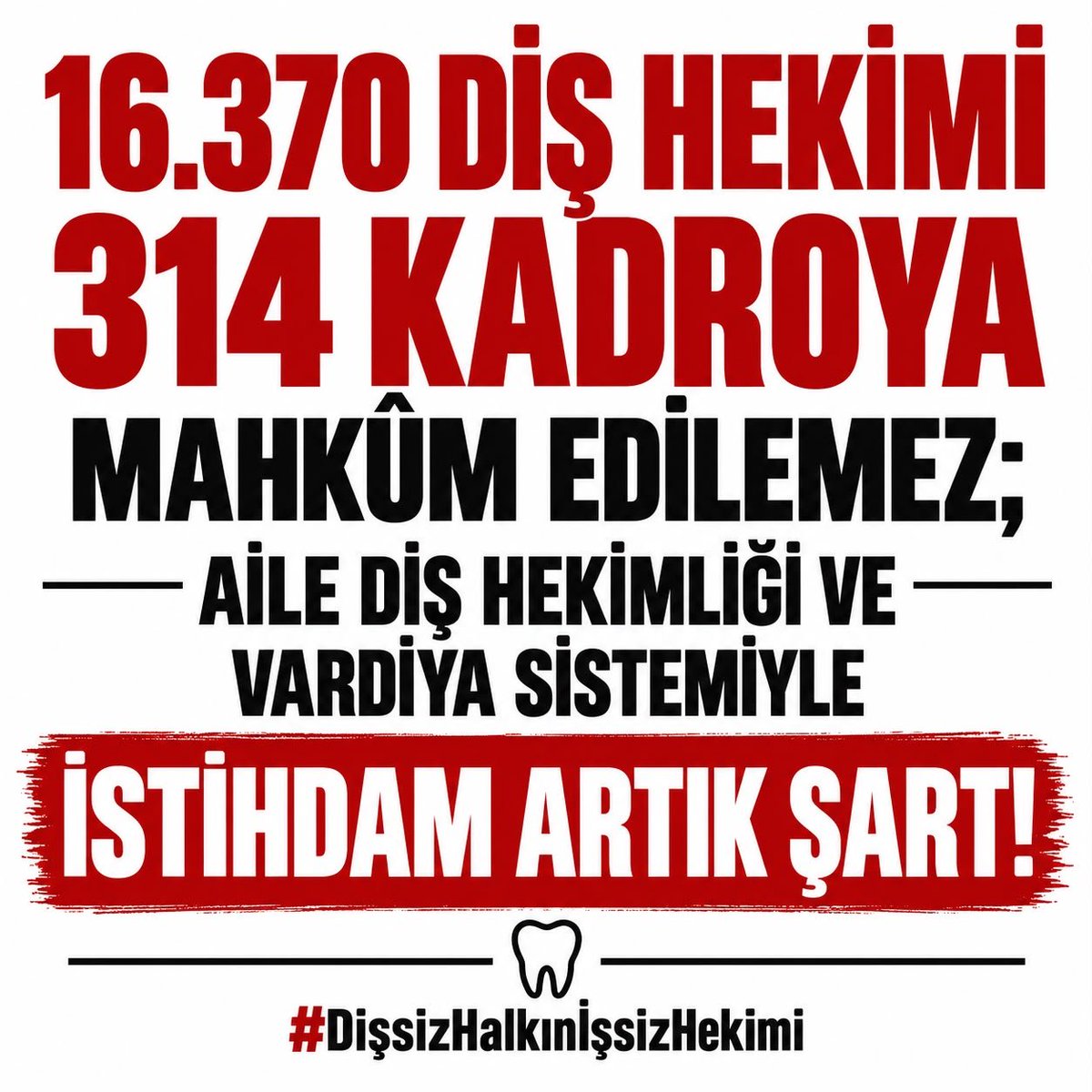 tacimvefrezim's tweet photo. #DişsizHalkınİşsizHekimi 
@RTErdogan @suayipbirinci @erolozvar @drmemisoglu @DrYerebakan @TDB_TDA @Ankaradishekim @memetsimsek https://t.co/kNxYmasjIf