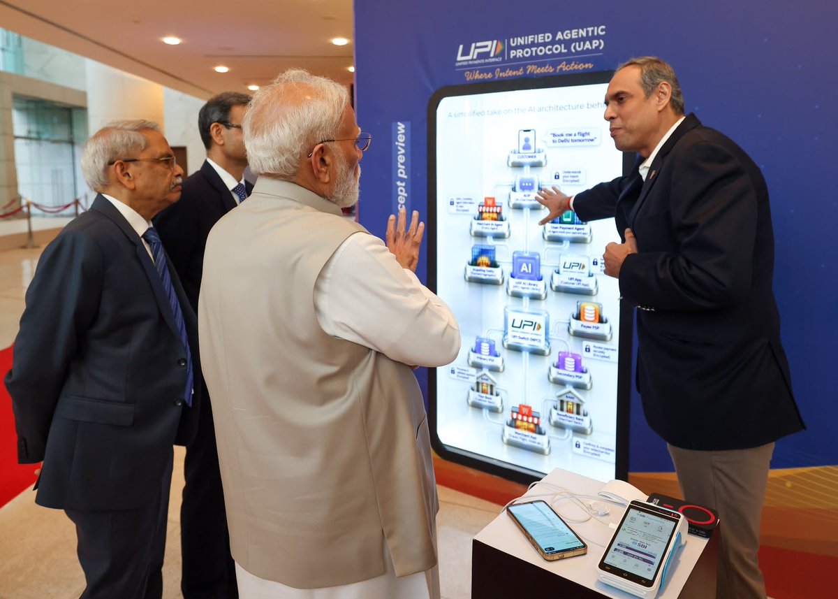 narendramodi's tweet photo. A glimpse of the future of finance! 

The exhibition at the Global Fintech Fest showcased innovative products and solutions that are transforming India’s fintech landscape. https://t.co/ivYkBN8ZKu