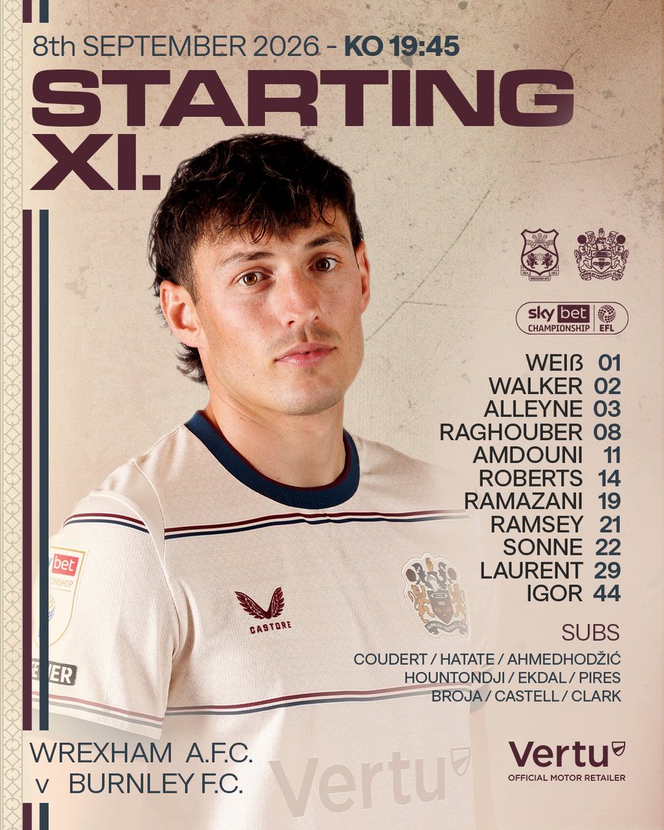 BurnleyOfficial's tweet photo. Lining up for the Clarets 👥 https://t.co/uivmtLkIY9