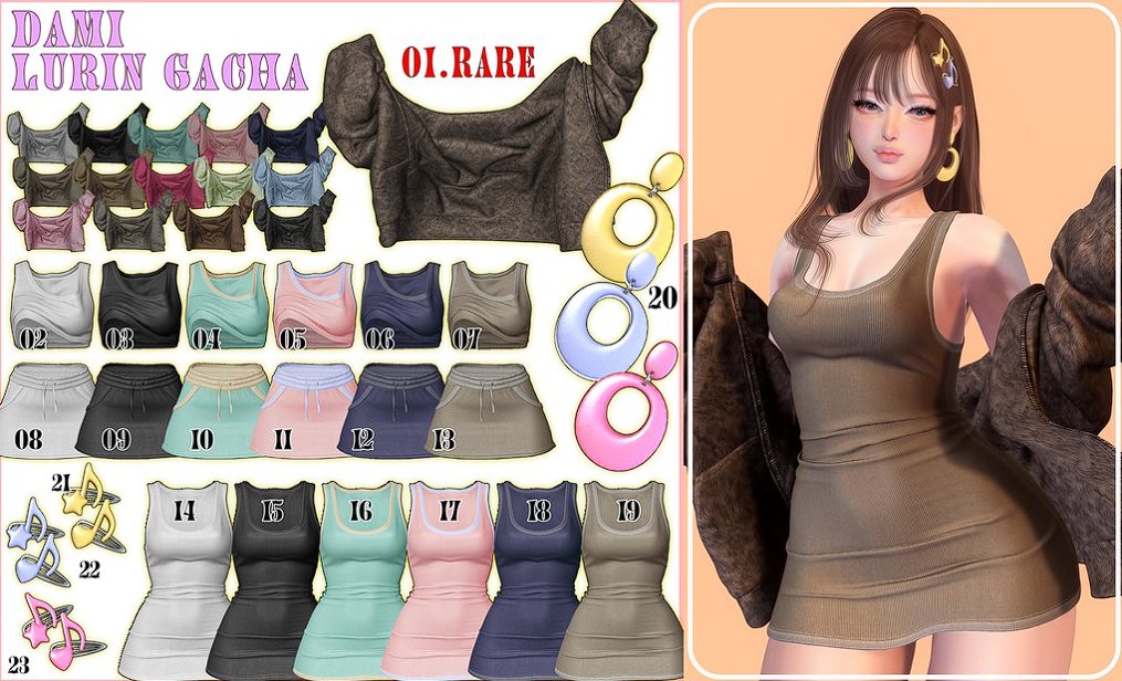 KawaiiFeedSL's tweet photo. DAMI Lurin Gacha @ The Arcade〡Taxi: https://t.co/EHtMGtrq2u 
#SecondLife #DAMI #TheArcade #Secondlifeevent #Secondlifecontent #KawaiiFeed https://t.co/OWdksiveZS
